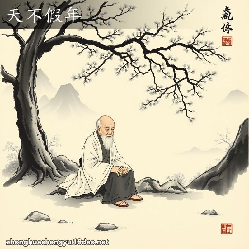 天不假年 配图