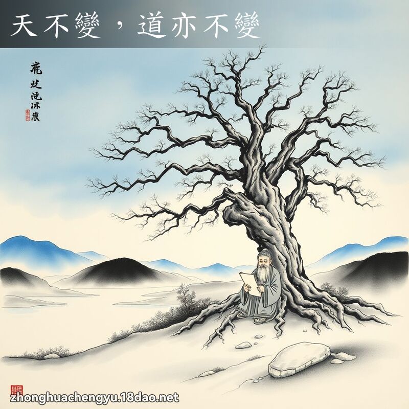 天不變,道亦不變 配图