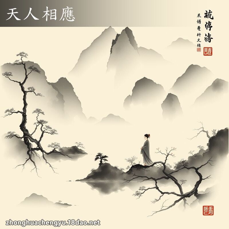 天人相應 配图