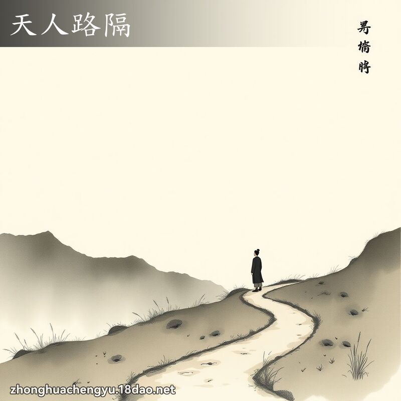 天人路隔 配图