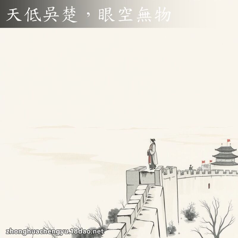 天低吳楚,眼空無物 配图