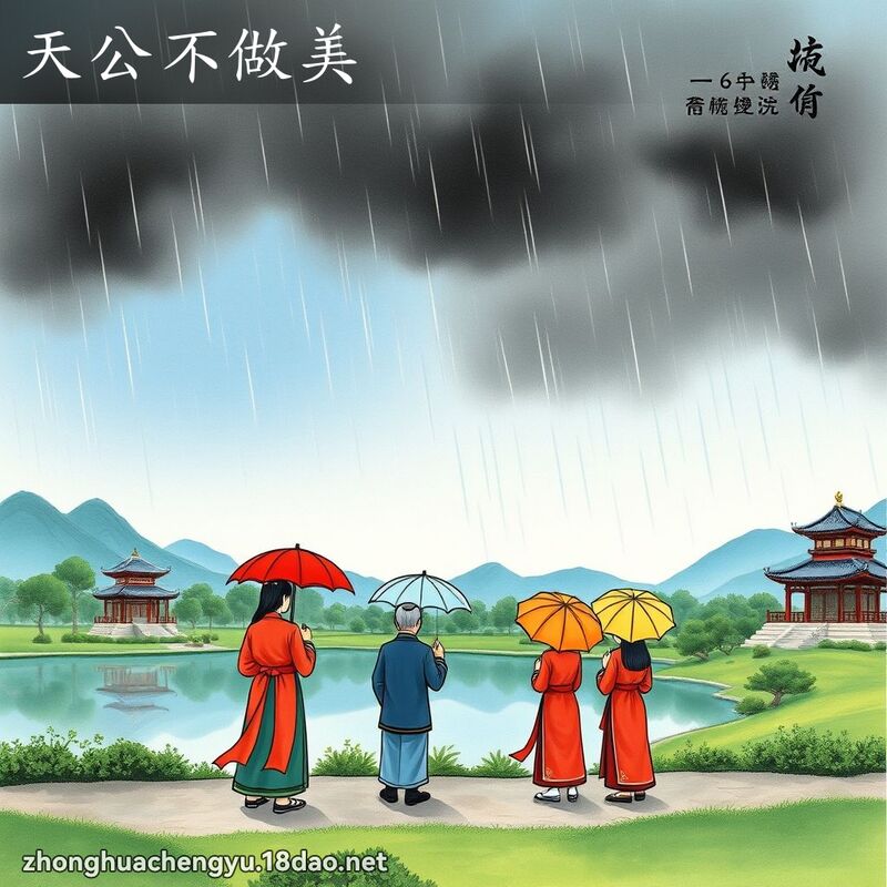 天公不做美 配图