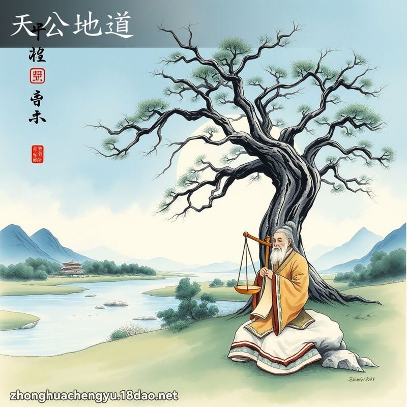 天公地道 配图