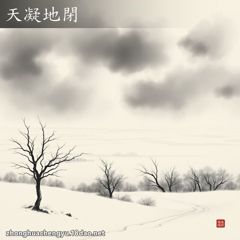 天凝地閉 配图