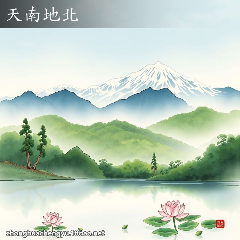 天南地北 配图