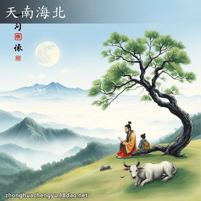 天南海北 配图