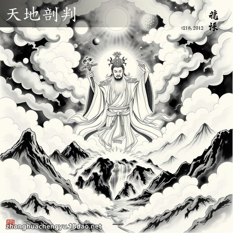 天地剖判 配图