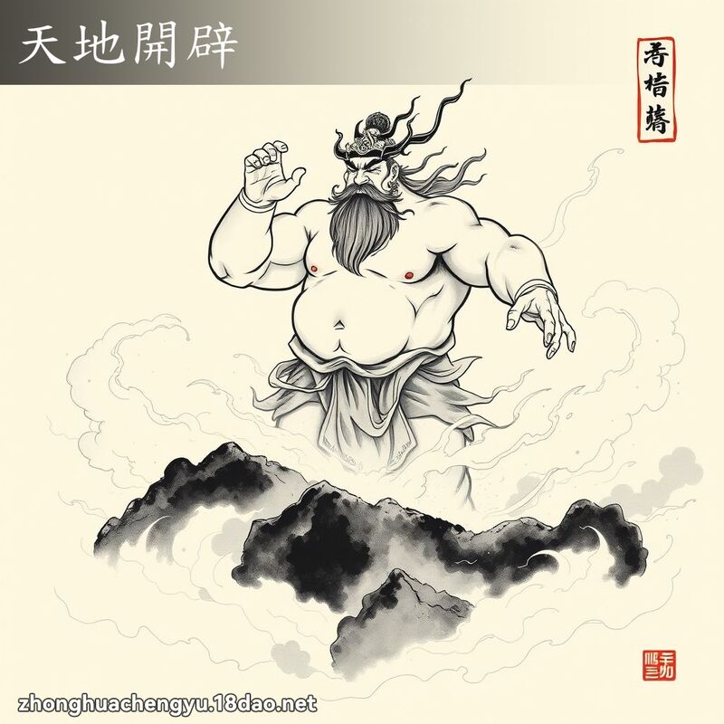 天地開辟 配图