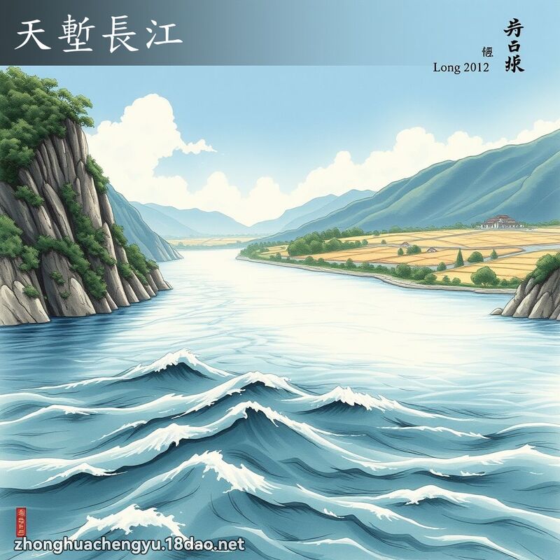 天塹長江 配图