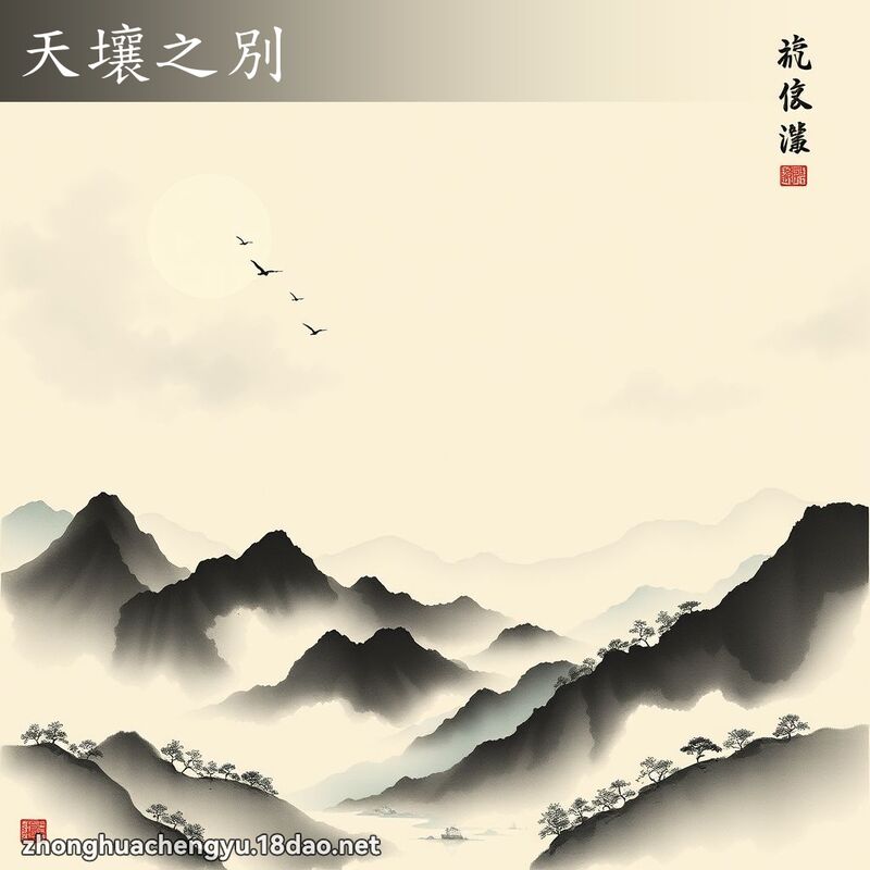 天壤之別 配图