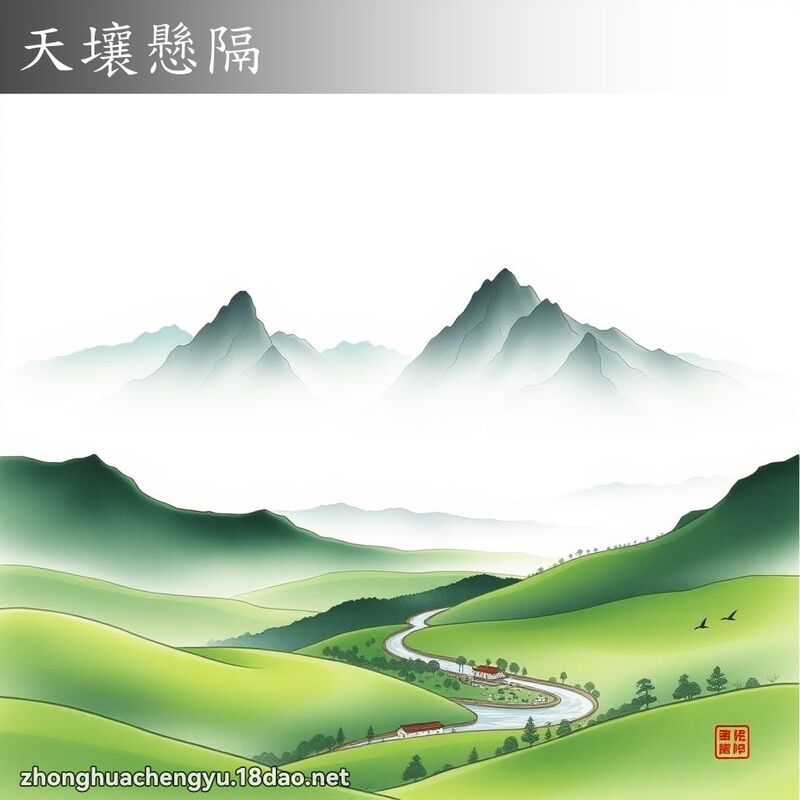 天壤悬隔 配图