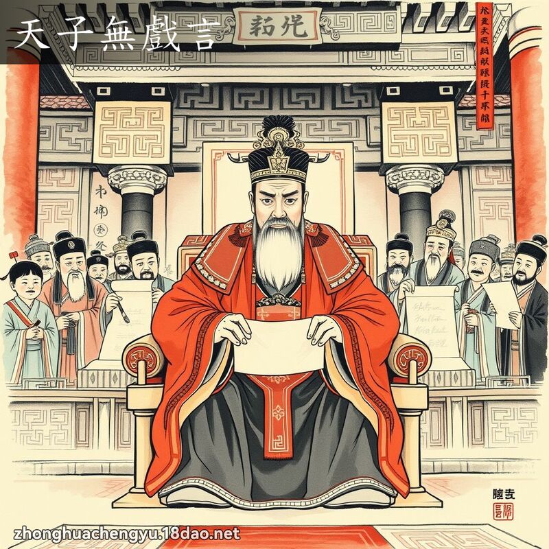 天子无戏言 配图