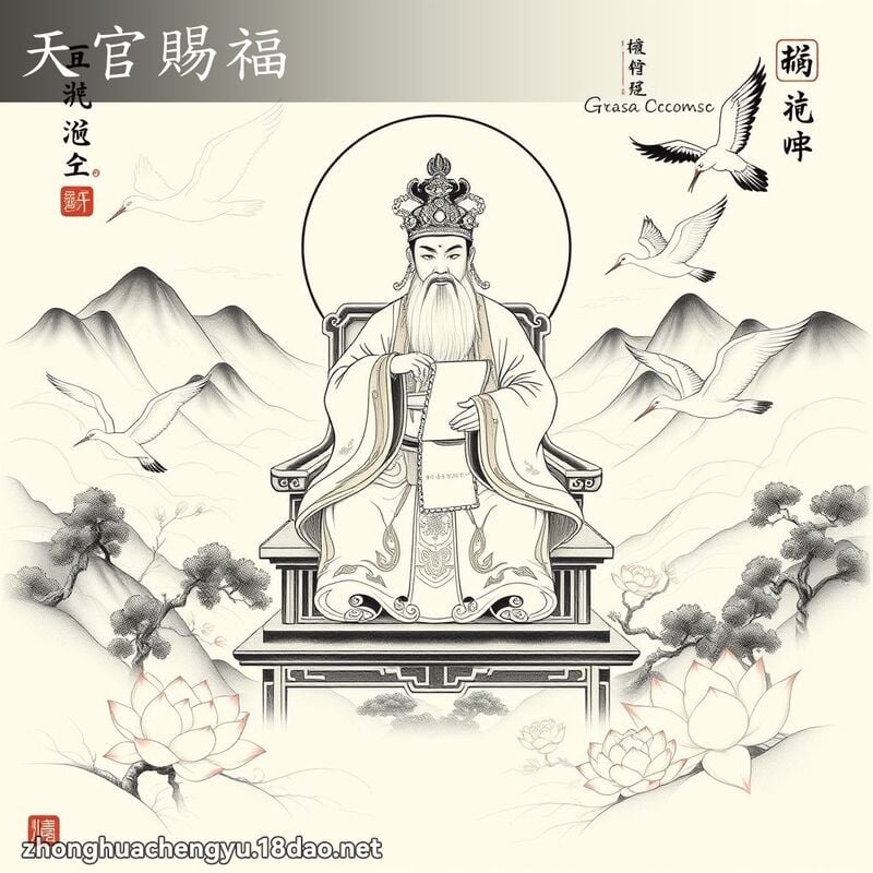 天官赐福 配图