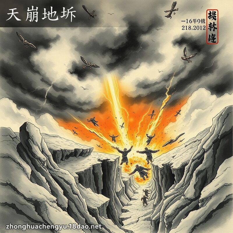 天崩地坼 配图