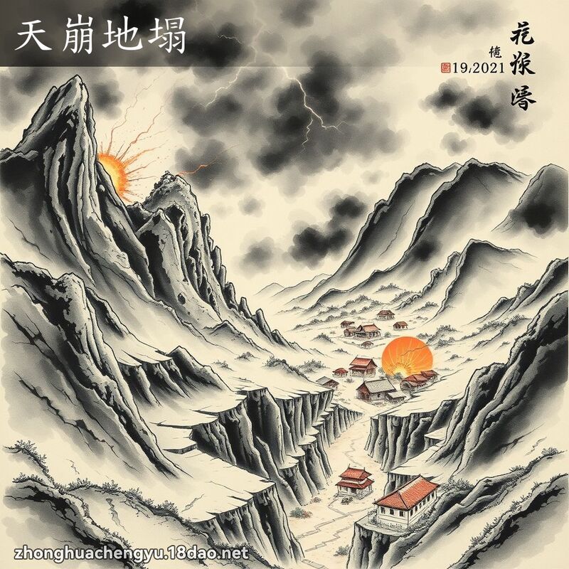天崩地塌 配图