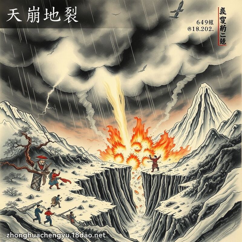 天崩地裂 配图