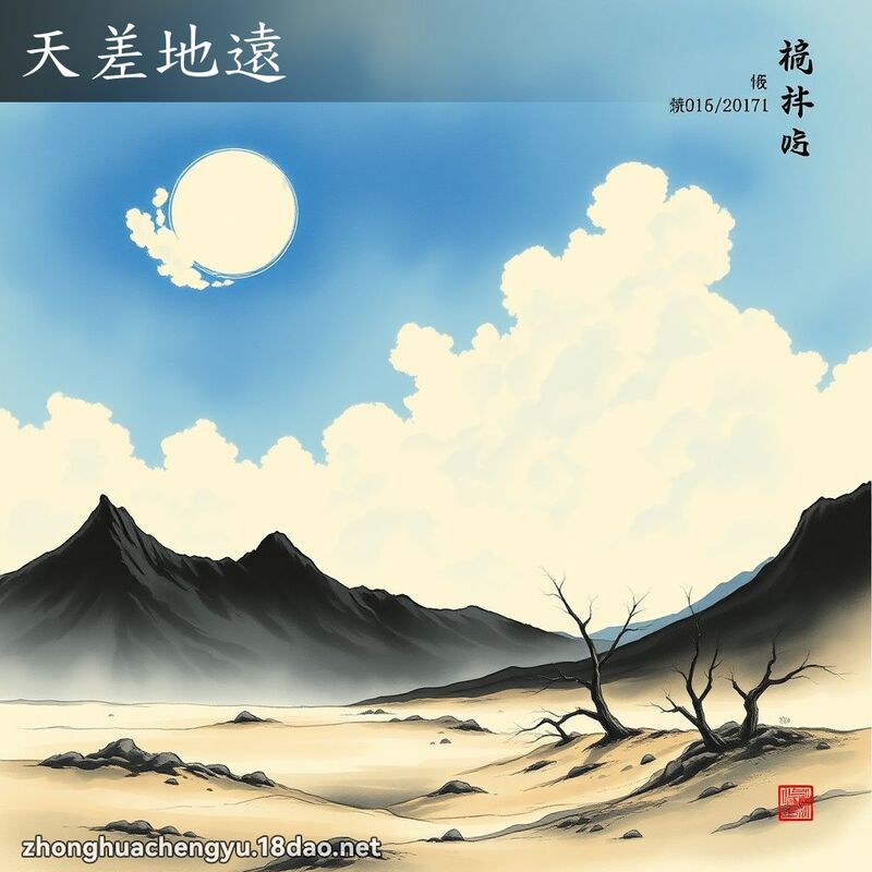 天差地远 配图