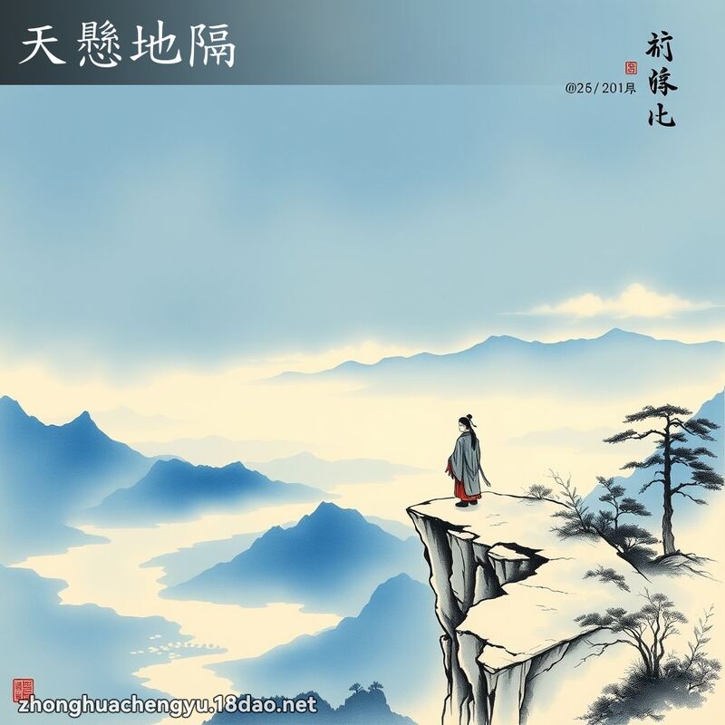 天悬地隔 配图