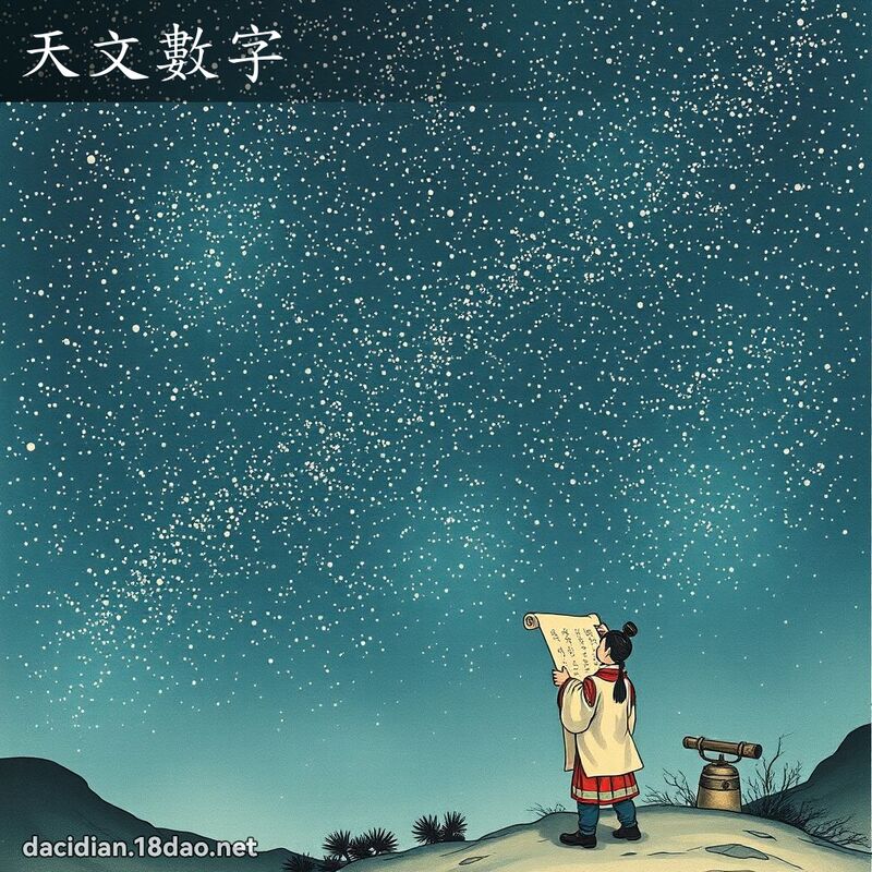 天文數字 - 中華成語配圖