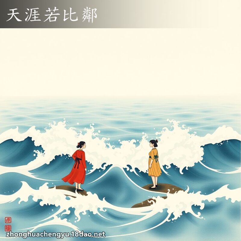 天涯若比邻 配图