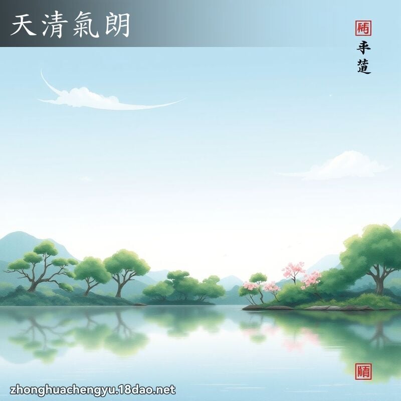 天清气朗 配图