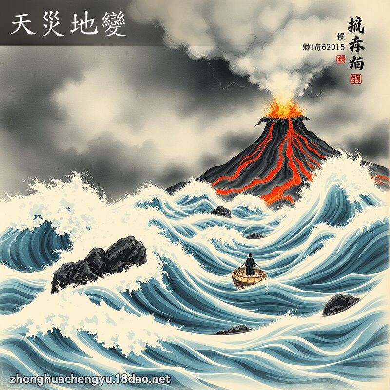 天灾地变 配图