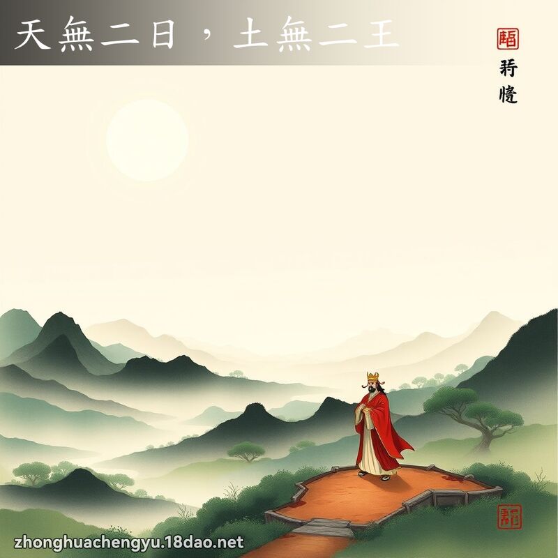 天无二日,土无二王 配图