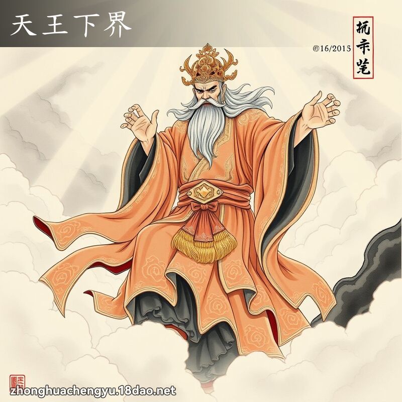 天王下界 配图