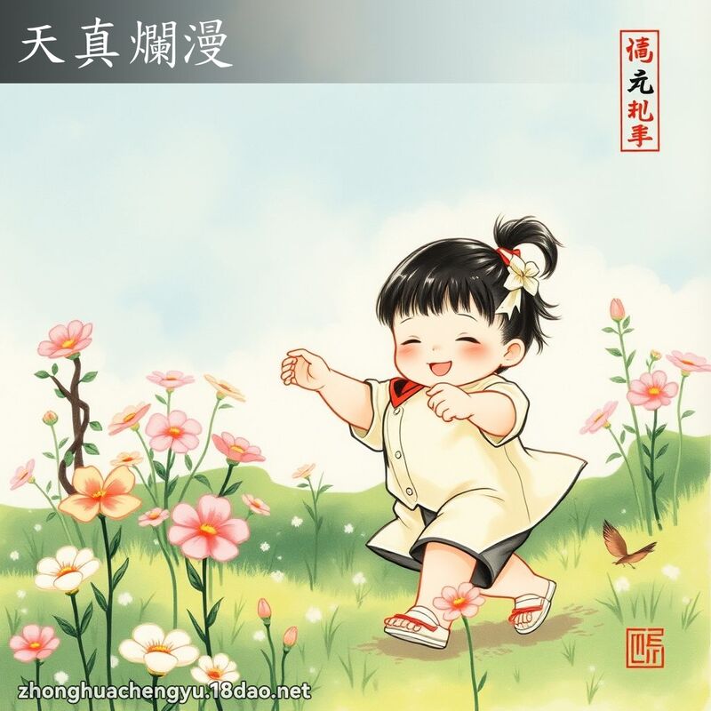 天真爛漫 配图