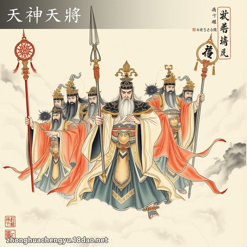天神天將 配图