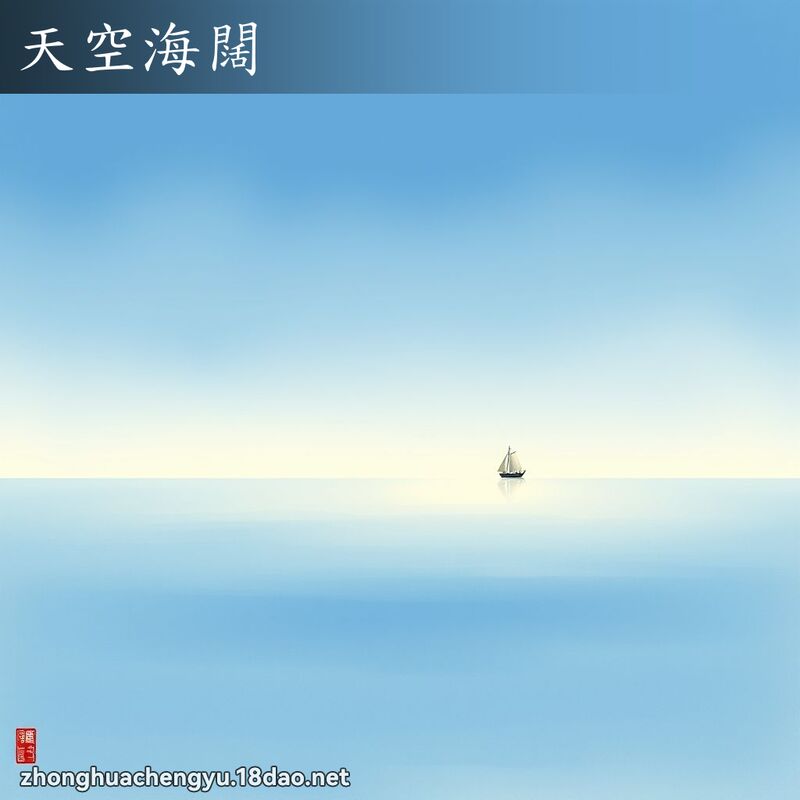 天空海闊 配图