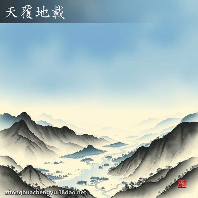 天覆地載 配图