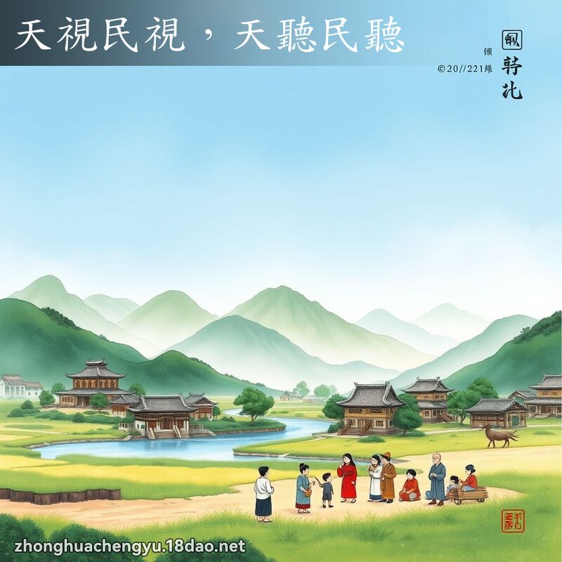 天視民視,天聽民聽 配图