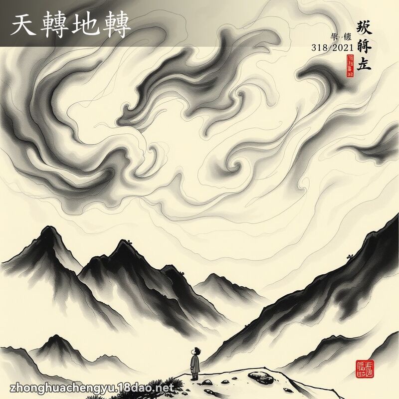 天轉地轉 - 中華成語配圖