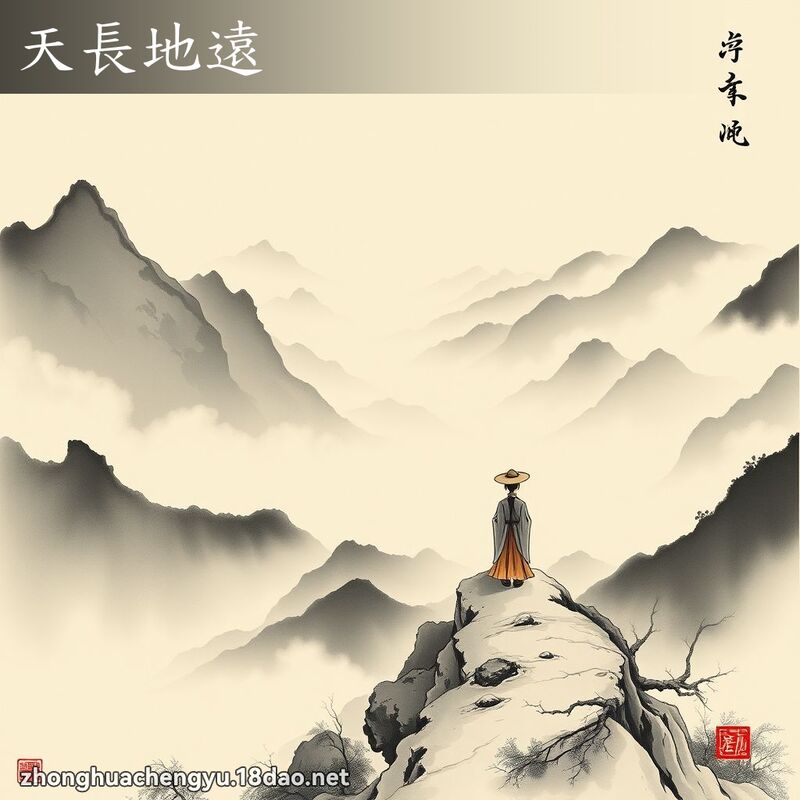 天長地遠 - 中華成語配圖