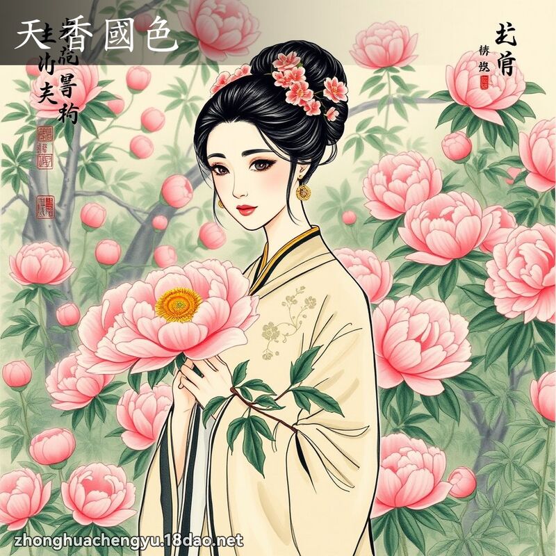 天香國色 配图