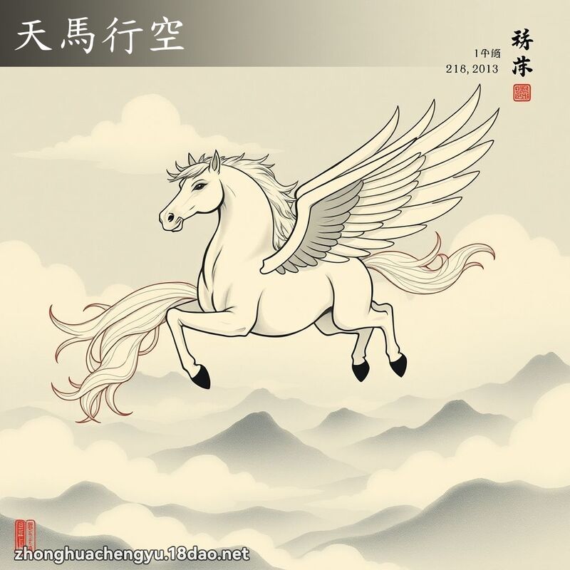 天馬行空 配图