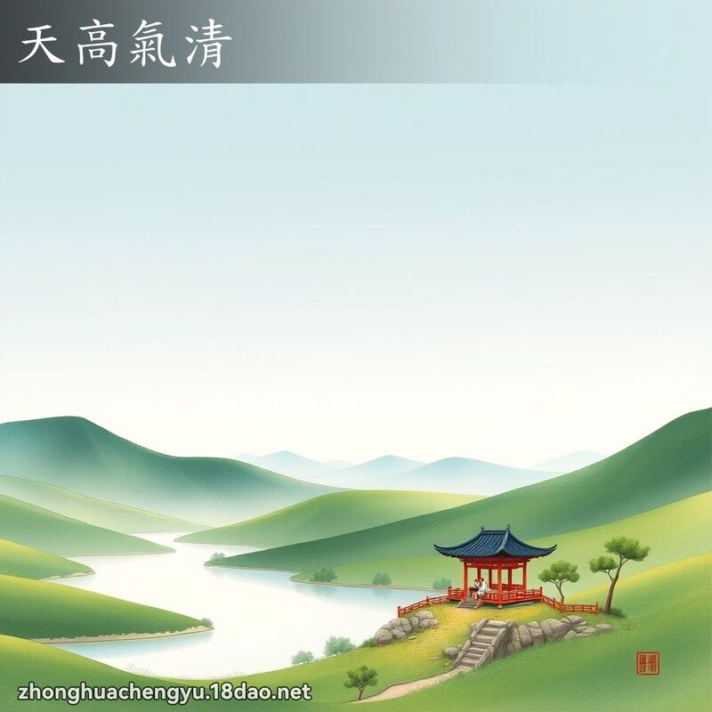 天高氣清 配图