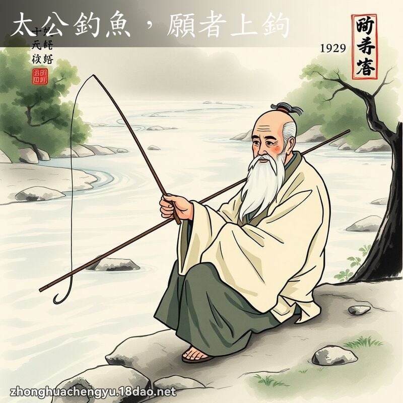 太公釣魚,願者上鉤 配图