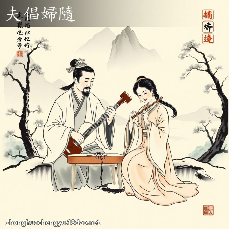 夫倡婦隨 配图
