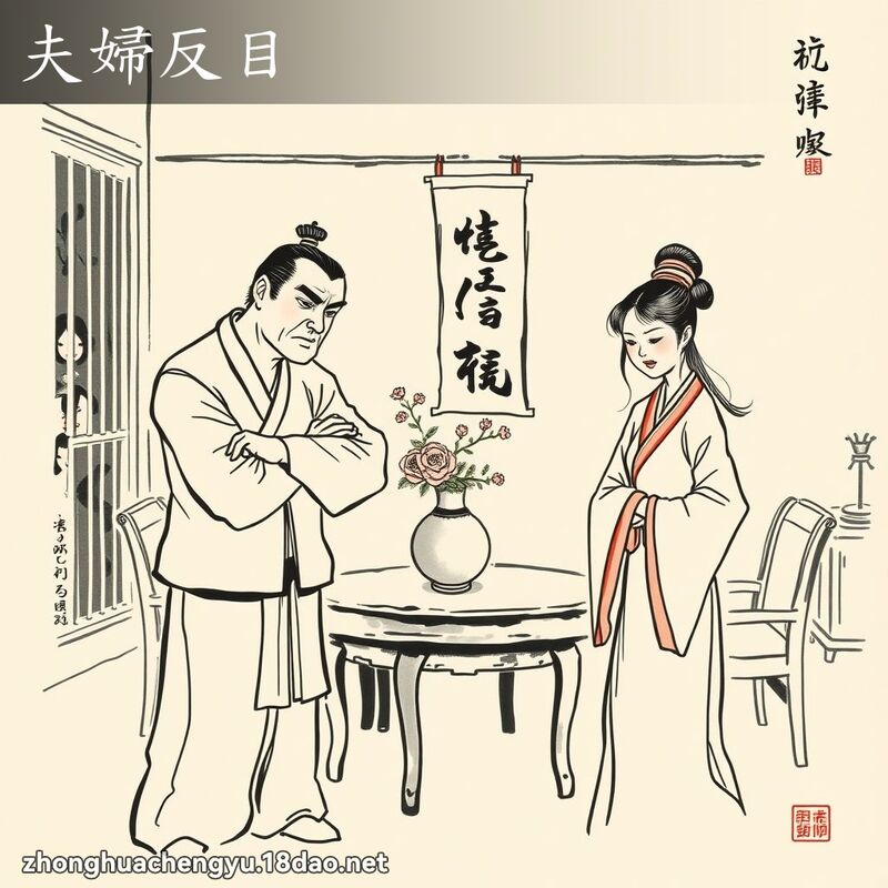 夫婦反目 配图
