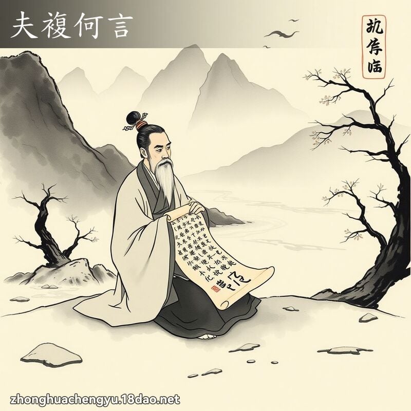夫複何言 配图