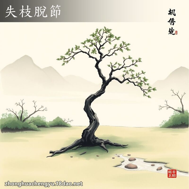 失枝脫節 配图
