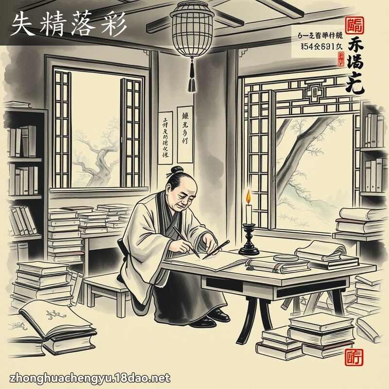 失精落彩 配图