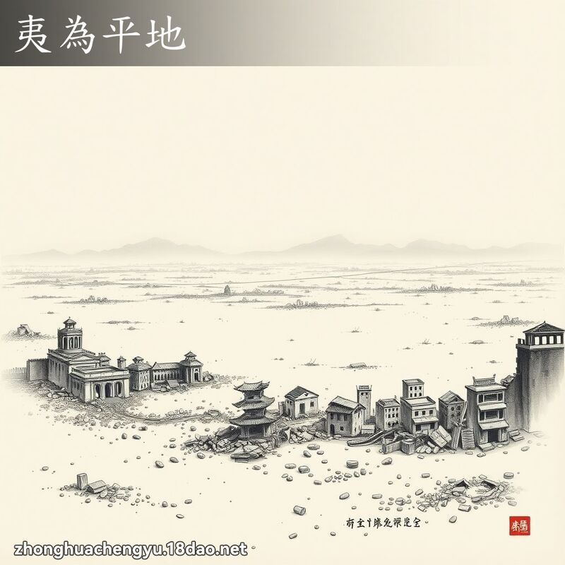 夷為平地 配图