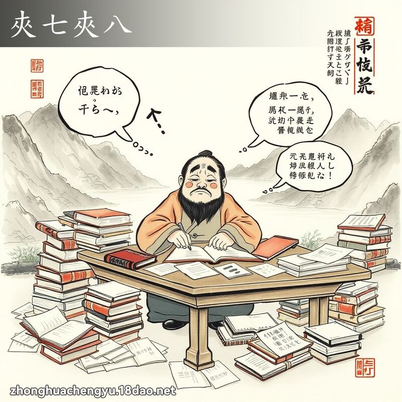 夾七夾八 配图