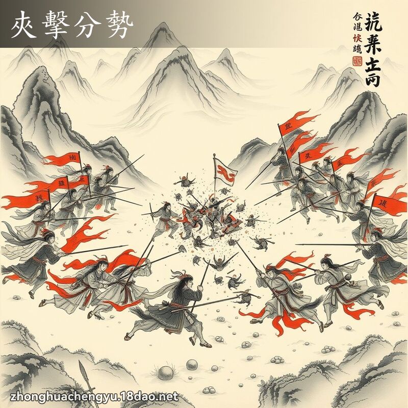 夾擊分勢 配图
