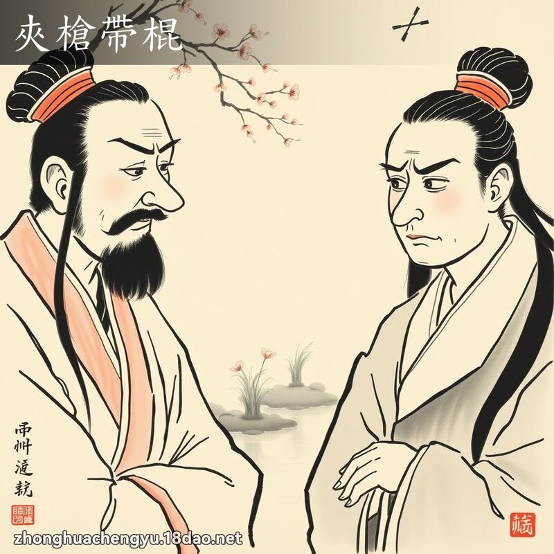 夾槍帶棍 配图