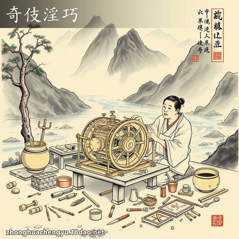 奇伎淫巧 配图