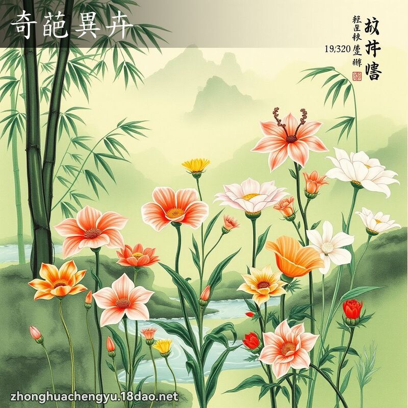 奇葩異卉 配图